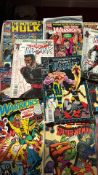 Group of Marvel comic books