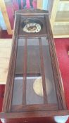 Oak cased wall pendulum clock