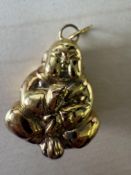9ct gold Buddha pendant 2.1g