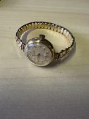 9ct gold cased Griffon 21 jewel ladies wrist watch