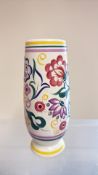 Poole - Hand-painted ceramic floral bud vase