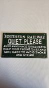cast southern railway quiet please sign