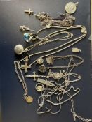 Collection of silver jewellery