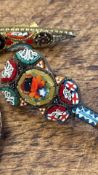 Group of Italian micro-mosaic jewellery