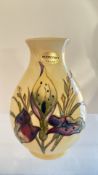Moorcroft signed floral tube-lined vase