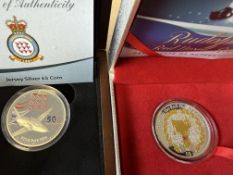 Red arrows 50th display jersey silver £5 coin toge