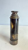 Brass the flying scotsman telescope