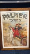 Palmer Tyres advertising poster