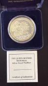 Queen Mother Memorial Silver Proof Piedfort Coin