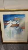 O.W. Kenhuysen, Mediterranean Houses, 1999 Watercolour