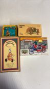 Group of boxed tinplate novelty toys