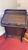 Edwardian mahogany tambour writing desk