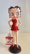 Betty Boop figure red glitter dress