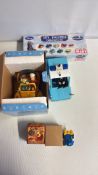 Group of boxed Disney Pixar collector figures and assorted toy vehicles