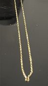 Thin 9ct gold chain Weight 1g