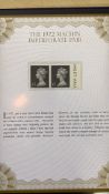 1972 Machin Imperforate pair in Westminster folder