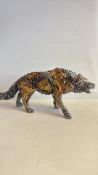 Steampunk style wolf