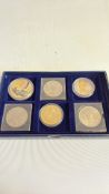 6 Elizabeth coins