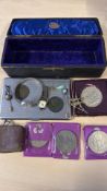 Collection of coins to include jewellery & watches