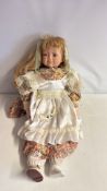 Leonardo Collection Porcelain Doll