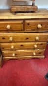 Pine chest of drawers
