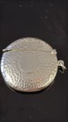 Antique silver gilt golf ball vesta case (vacant c