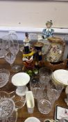 Collection of ceramic and glass tableware and figurines