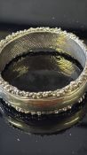 Silver bangle Weight 36g