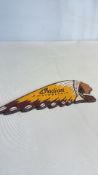 Cast iron Indian motorcycles sign