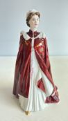 Royal Worcester “The Queen’s 80th Birthday” figurine, 2006