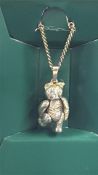Steiff boutique 925 silver chain & pendant