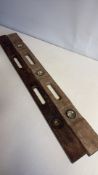 Wm. Marples & Sons wooden spirit level