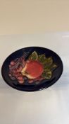Moorcroft coaster Finches & fruit