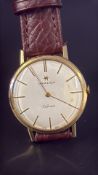 Gents Hamilton St James Gold Plated Mechanical Wat