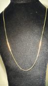 9ct Gold chain Weight 4.4g