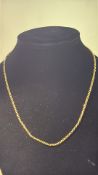 9ct Gold chain Length 51 cm Weight 8.1g