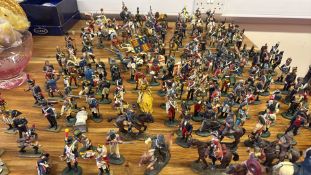 Collection of del Prado painted metal Napoleonic toy soldiers