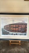 Old Trafford, Manchester – signedSigned artist’s proof lithograph depicting Old Trafford, Manchester
