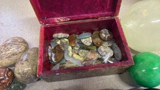 Assorted semi-precious mineral specimens