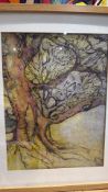 Ink and Watercolour Tree Study