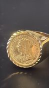Queen Victoria Gold Plated/ Silver? Gents Ring