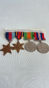 4 WWII medals