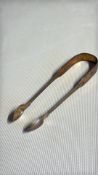 Silver sugar tongs 'Chester' Weight 30g