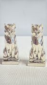 Silver 800 salt & pepper cat cruets