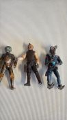 Three Star Wars 3.75-inch action figures