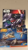 Pair of Star Wars boxed vehicle playsets