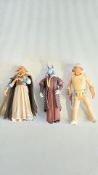 Trio of Star Wars action figures: Tessek, Mas Amedda, Mon Calamari Officer