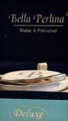 Boxed Bella-perlina silver bangle