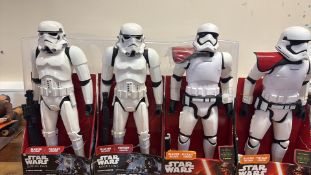 Set of 4 Star Wars Big-Figs Stormtrooper Action Figures