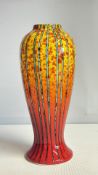 Anita Harris 12'' vase brimstone